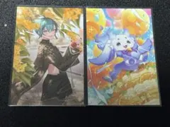 にじさんじ ノスタルジア カード ルンルン 緑仙 2点セット