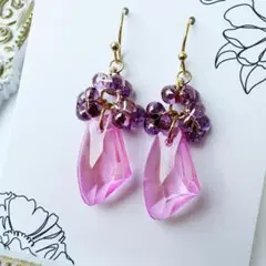 送料込み480円ハンドメイドピアス - メルカリ