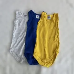 ベビー肌着 タンクトップ ロンパース 3枚セット