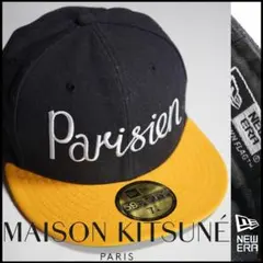 MAISON KITSUNE キャップ 渋谷龍太 ブラック - メルカリ