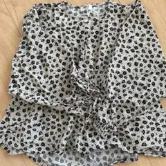 BREEZE 花柄長袖ブラウス 130