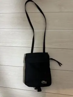 Lacoste ブラック ショルダーバッグ