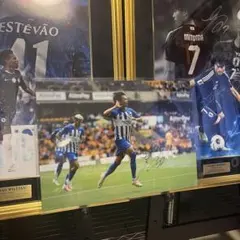 三笘薫 直筆サイン入ブライトン23/24フォト (セレブレーション)