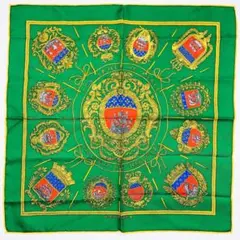 HERMES エルメス スカーフ ガヴロッシュ カレ45 パリの紋章 美品