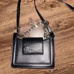X-girl ブラック ショルダーバッグ