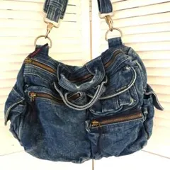 BLUE BLUE デニムショルダーバッグのサムネイル