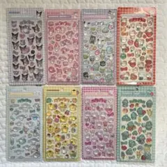 サンリオ ボンボンドロップシール 3Dシール 8枚セット