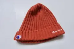 Champion チャンピオン ニット帽オレンジ新品