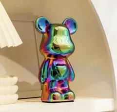 【新品 未開封】虹色 ベアブリック フィギュア 18cm