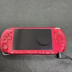 SONY PSP3000 本体 レッド メモリースティック付き