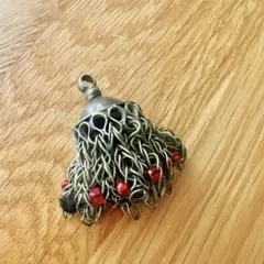 クチ族トライバル チョーカー 黄色ビーズ刺繍 象嵌トルコ石 アフガン クチ族トライバル コインチョーカー 黄色ビーズ刺繍 象嵌トルコ