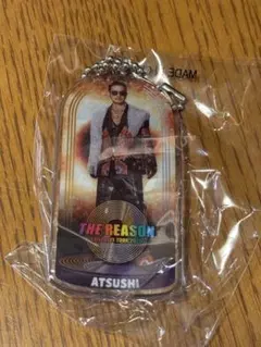 THE REASON EXILE ガチャ ラメネームキーホルダー ATSUSHI