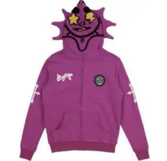 glogangパーカー　正規品　Sサイズ Glo Gang フルジップパーカー Sサイズ グレー 希少デザイン