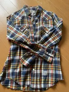 Stooge & Co. チェック柄ネルシャツ Mサイズ