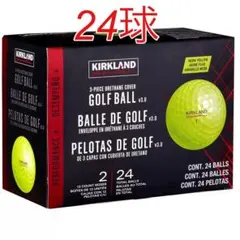 【新品】カークランドシグネチャー 3ピースゴルフボール v3.0 イエロー24球のサムネイル