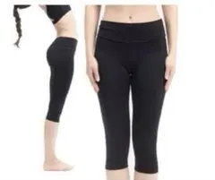 再値下　Sansha カプリパンツ　BLACK 4