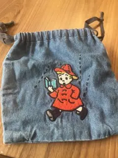 OSAMU GOODS デニム巾着ポーチ