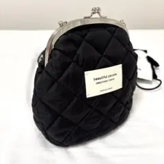 beautifulpeople キルティング　がま口ショルダーバック　チェーン beautiful people(ビューティフルピープル) 別注kilt clasp