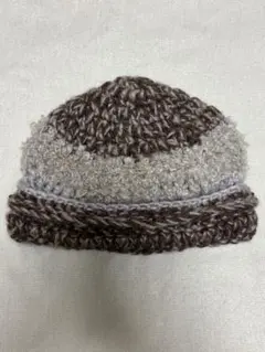 ビーニー クロシェハット 編み物 手作り