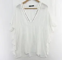 ビッキー VICKY シフォン ブラウス チュニック Vネックのサムネイル