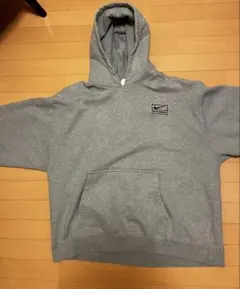 NIKE STUSSY パーカー グレー XL ナイキ ステューシー フーディ