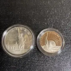 1986年（発行初年）イーグル銀貨1オンスカプセルケース入 - メルカリ