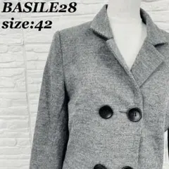 BASILE28 ジャケット テーラード ウール グレー【11572】のサムネイル