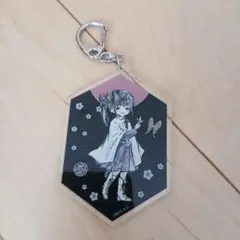 鬼滅の刃、かなおアクリルキーホルダー 六角形 カラビナ付き