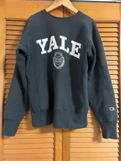 Champion リバースウィーブ　赤単タグ復刻 USA製　YALE 黒　M