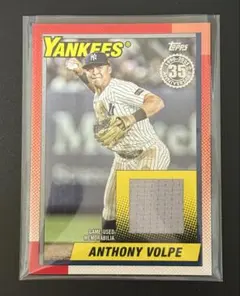 topps update 2025 anthony volpe relic