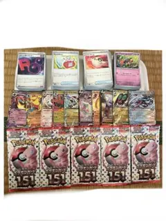 ポケモンカード151×5パック　ノーマルカード等