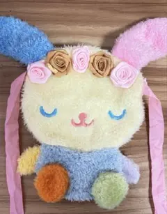 ウサハナ ぬいぐるみポシェット ポーチガチャガチャ 花冠