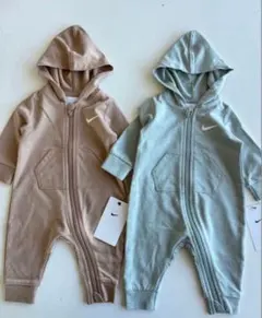新品ナイキ　NIKE ベビー 長袖ロンパース 0-3M 2点セット