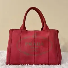 美品 PRADA プラダ ハンドバッグ カナパs トライアングルロゴ A4