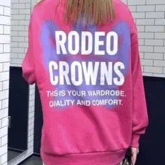 RODEO CROWNS WIDE BOWL ピンク トレーナー❤️