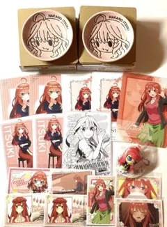 五等分の花嫁　中野五月　ステッカー　小皿　ミニ下敷き　ポストカード　16点