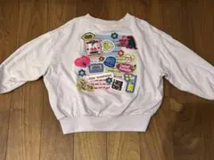 Little weekend しまむら　トレーナー　ワッペン　100cm キッズ