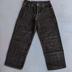 リーバイス Levi's 578 コーデュロイ ブラウンチェック w30×L34 - メルカリ