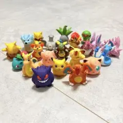 ポケモン ガチャガチャ フィギュア 90年代 初代 レトロ 当時物 クリア