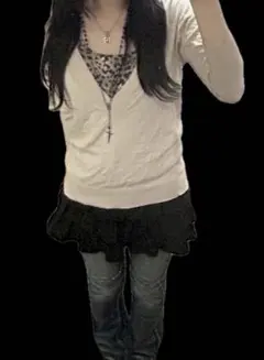 ニット y2k グランジ 平成ギャル