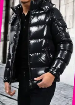 極美品BEAMS別注マヤマットMONCLER 黒 ダウンジャケット0 MAYA 極美品BEAMS別注マヤマットMONCLER 黒 ダウンジャケット0 MAYA