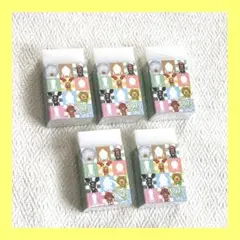 【新品】まとまるくん こびとづかん 消しゴム 文房具 筆記 5個 まとめ売りのサムネイル