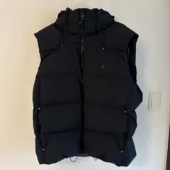 希少2XL/極美品】ポロラルフローレン ダウンベスト ポニー刺繍 黒 近