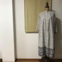 studio CLIP 長袖ロングワンピース