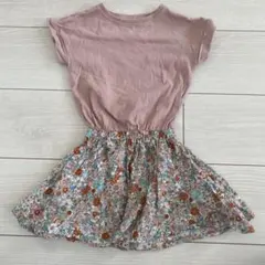 ペアマノン　半袖ワンピース　90