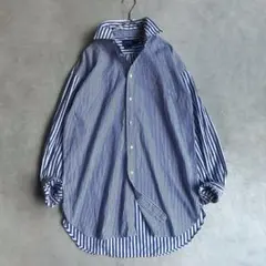 ⭐️希少⭐️ラルフローレン グランパシャツ SPADE 美品 90s バンドカラー ⭐️希少⭐️ラルフローレン グランパシャツ SPADE 美品 90s バンド