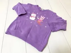 良品 HOT BISCUIT ホットビスケッツ トレーナー パープル 100cm