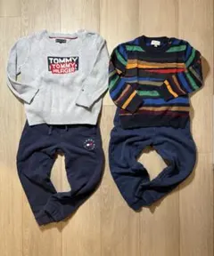 ポールスミスニットセータートミーニットセータースウェット冬服秋服2歳セットまとめ