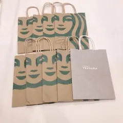 スターバックス　ショップ袋　9枚セット