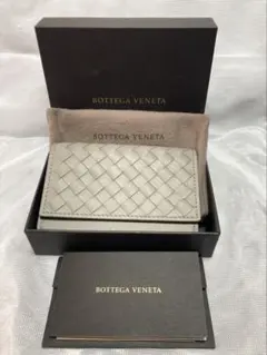 ボッテガべネタ イントレチャートレザー カード.名刺入れ【未使用】